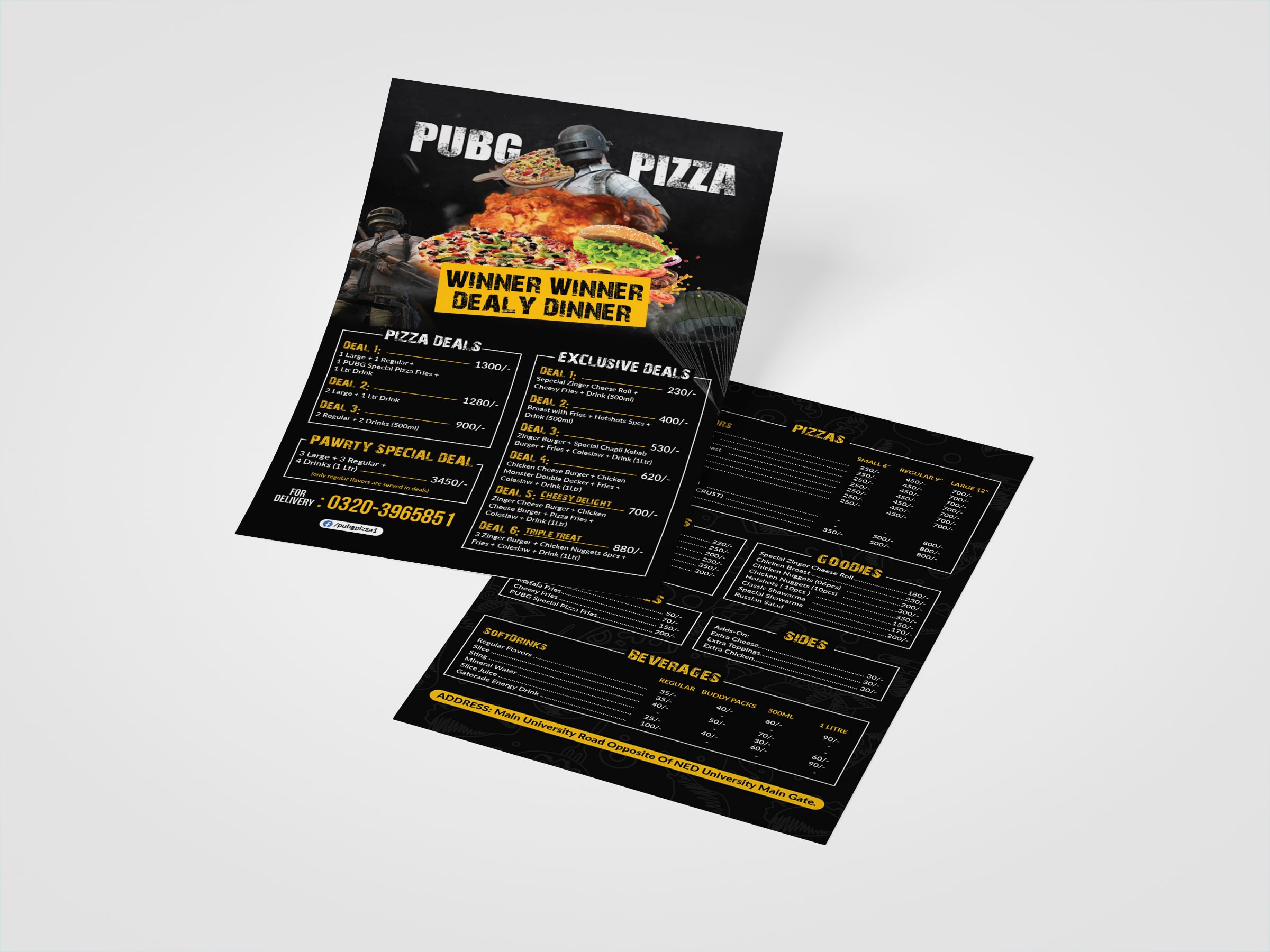brochure design double vertical layout Sharjah 2026