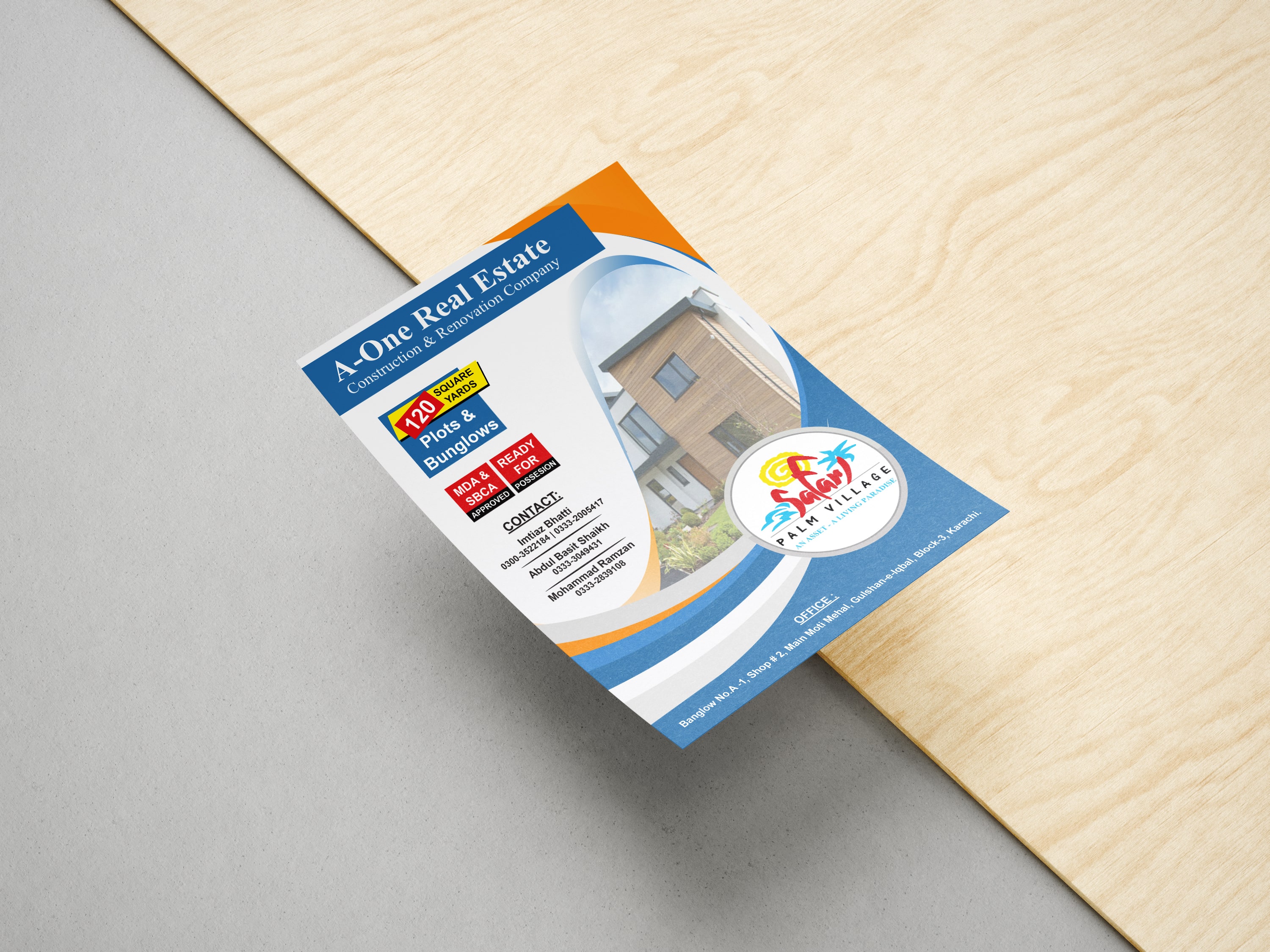 A5 flyer brochure design Sharjah 2026