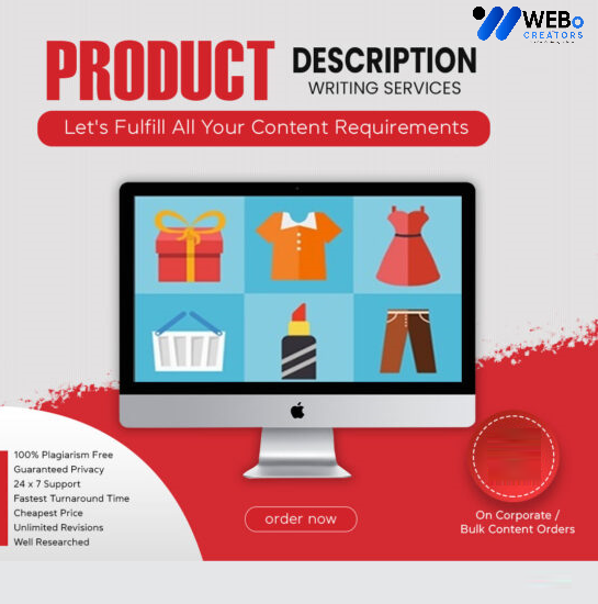 Product Description Writing Services | Best Digital Marketing Agency | Web Design in Sharjah for online stores