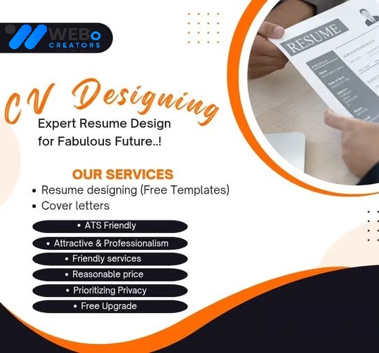 Resume and CV Design Services | Modern curriculum vitae in Sharjah