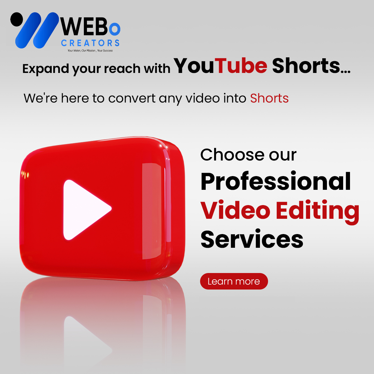 Outsource YouTube Video Editing Services | Youtube Video Editing Agency in Sharjah